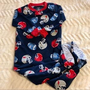 Carter’s Fleece Footie Pajamas - Size 24 Months